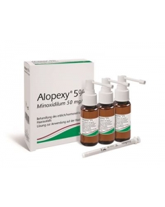 ALOPEXY Lös 5 % 3 Spr 60 ml