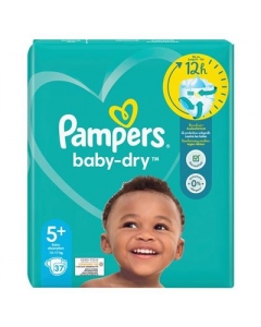 PAMPERS Baby Dry Gr5+ 12-17kg Jun Pl Sparpa 37 Stk