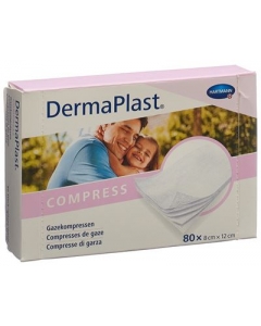 DERMAPLAST Compress 8x12cm 80 Stk