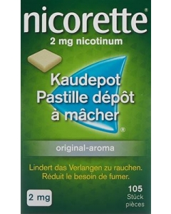 NICORETTE Original Kaudepots 2 mg 105 Stk